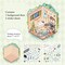 Isometric Sticker Activity Pack of 4 Styles, Cute Sticker Scenes with Tweezers, Adorabilities